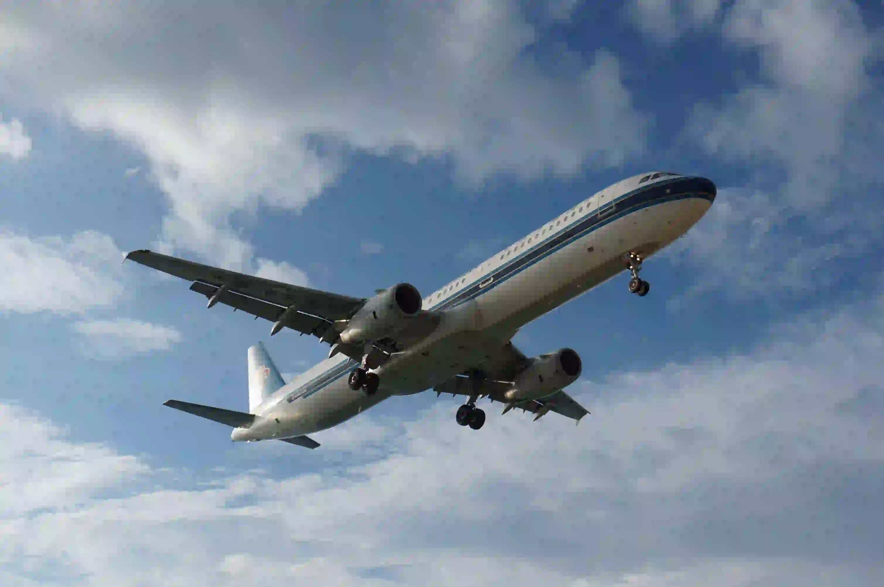 Plane in the air