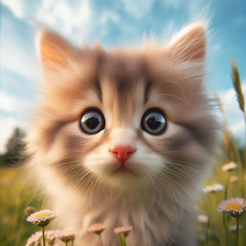 Unreal baby cat